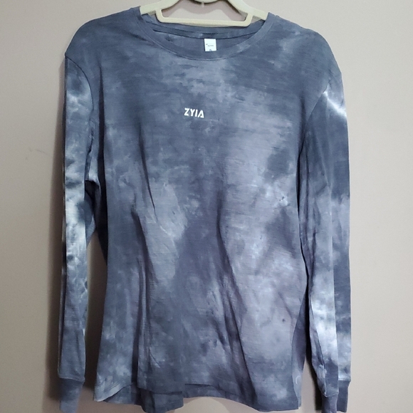 ZYIA Tops - Zyia Long Sleeve Tie-Dye Shirt Size XL